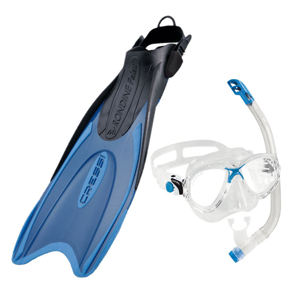 Set Snorkeling CRESSI Per Bambini - Maschera, Pinne E Borsa Pinne Palau Kid - Colorata E Sicura - Foto 6