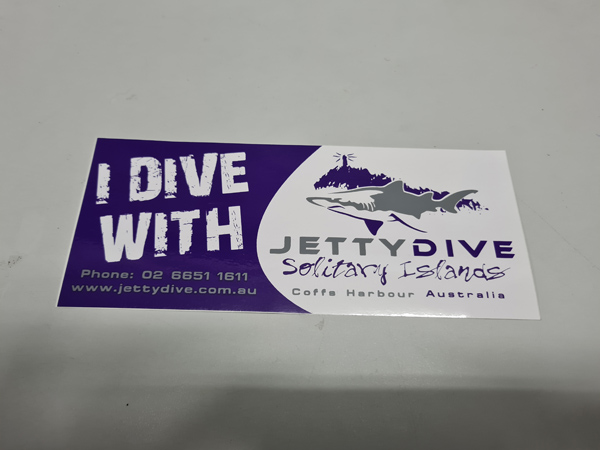jetty dive sticker