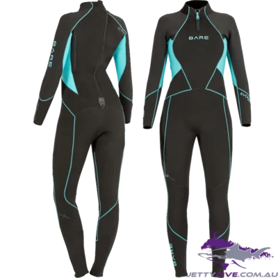 Bare Evoke Women's Wetsuit Front and back