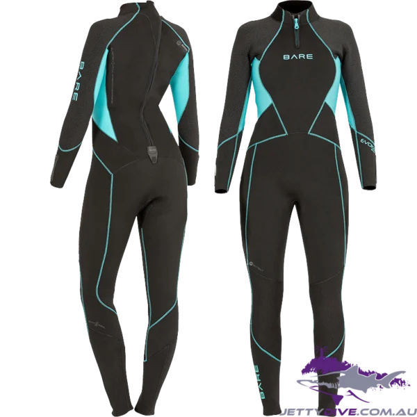 Bare Evoke Women's Wetsuit Front and back