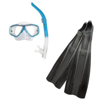 Eclipse FreeFrog Mask Snorkel Fins Set