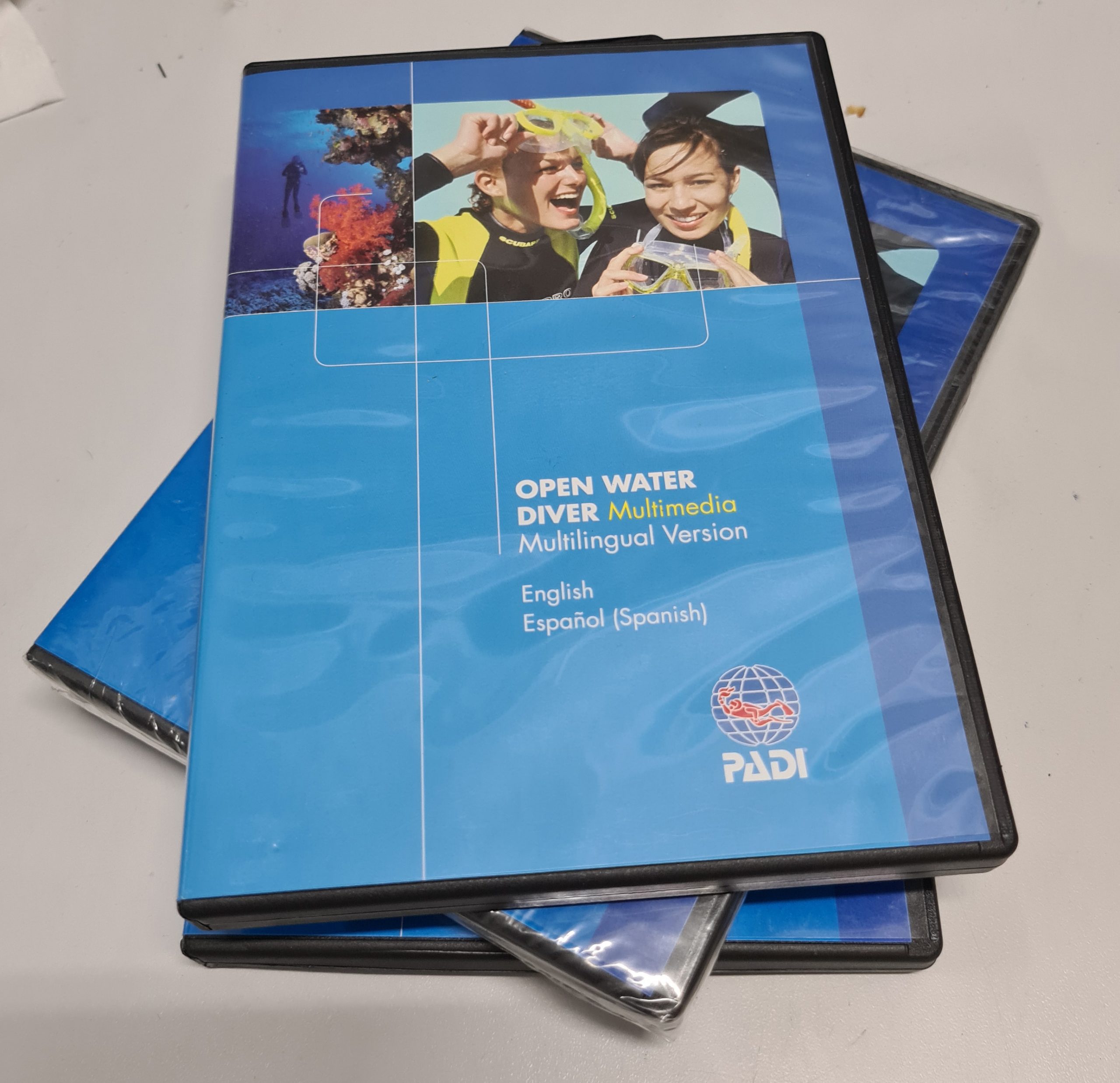 PADI Open Water Diver DVD – English & Español (Spanish), product image from Jettydive