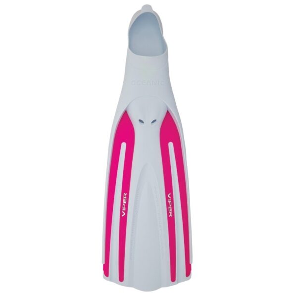 Oceanic Viper Closed Heel Fins Pink / White