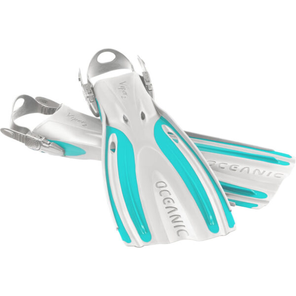 Oceanic Viper Open Heel Fins Sea Blue