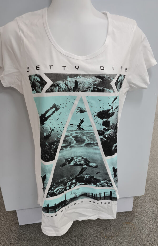 jetty dive centre womens t shirt