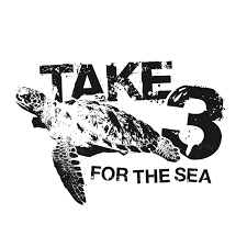 Take 3 for the sea logo