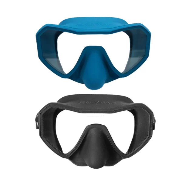Salvimar Neo Mask Black and Blue Front
