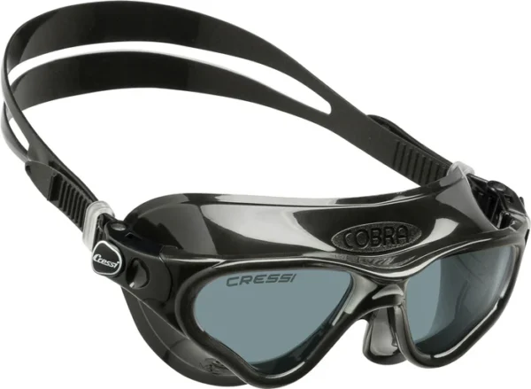 Cressi Cobra Goggles Black Black Smoked Lense