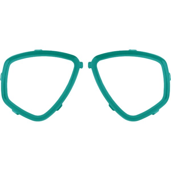 optik mask lens reteiner pair teal