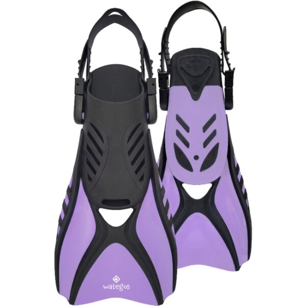 Watego Junior Fin Set Lilac Black