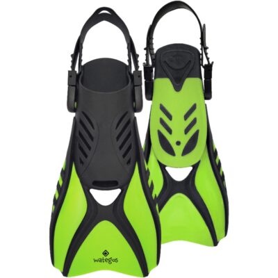 Watego Junior Fin Set Lime Black