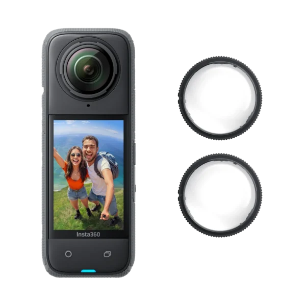 Insta360 X4 front with lens cover