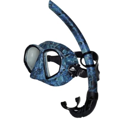 Ocean Hunter Ocean Hunter Phantom Mask and Snorkel Set Offshore (Camo Blue)